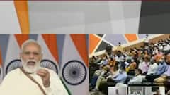 Vaccination Record: भारत में 100 करोड़ वैक्सीनेशन का लक्ष्य पूरा, देश में जश्न का माहौल । ABP Ganga