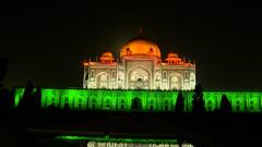 100 Crore Vaccination का Celebration: तिरंगे की रौशनी में नहाया Red Fort, Humayun's Tomb