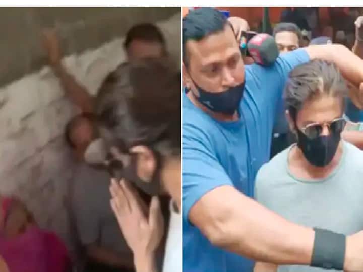 Shah Rukh Khan greets fans with folded hands as he steps out of Arthur Road jail Watch Video | 18 நிமிடங்கள் மகனுடன் சந்திப்பு; கையெடுத்து கும்பிட்ட நிமிடம்.. இறுக்கத்தில் ஷாருக்கான்