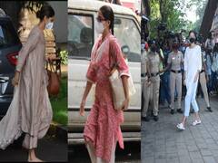 Deepika Padukone से लेकर Sara Ali Khan तक, इस अंदाज में NCB ऑफिस पहुंची थीं ये बड़ी अभिनेत्रियां, अब इस लुक में दिखीं Ananya Pandey