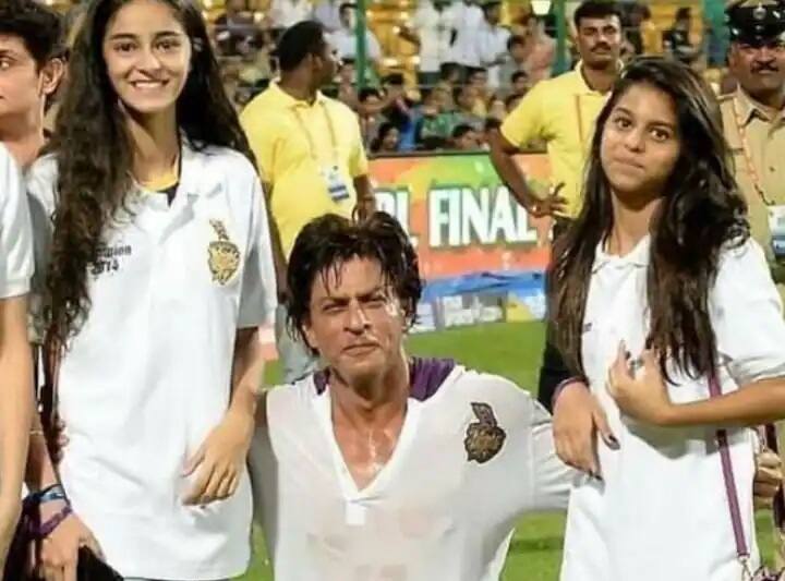 Ananya Panday, who is one of Suhana Khan best friends, once spoke about her bond with Shah Rukh Khan अनन्या पांडे शाहरुख खानला मानते वडिलांसारखे; दोन कुटुंबातील नातं कसं आहे?