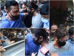 IN PICS: Shah Rukh Khan Gets Mobbed Outside Arthur Road Jail After Meeting Son Aryan Khan