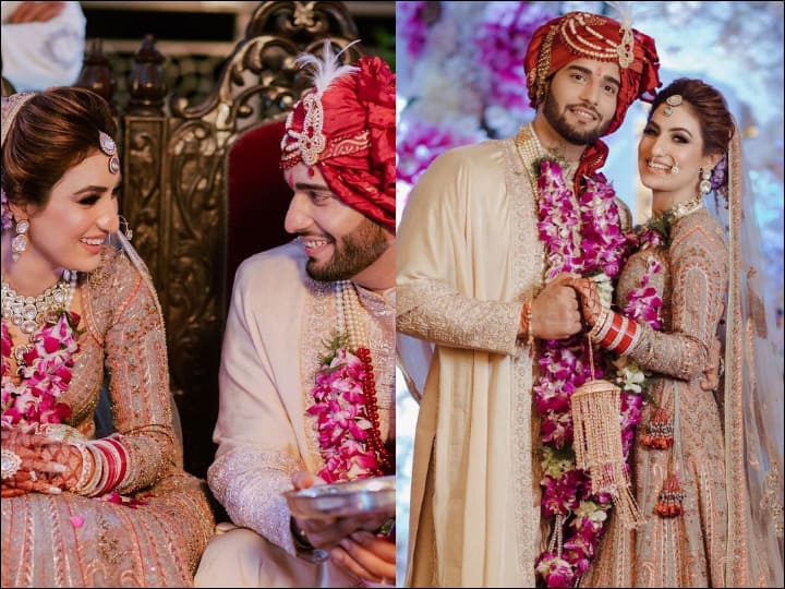 Popular TV actor Abhishek Malik has tied the knot with his fiancee Suhani Chaudhary in an intimate ceremony on October 19, 2021. The 'Yeh Hai Mohabbatein' fame actor shared a series of unseen pictures from his wedding on social media. Scroll down to see the pictures.