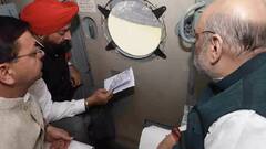 CM Pushkar Singh Dhami के साथ Amit Shah ने आपदा इलाकों का किया हवाई सर्वेक्षण | Uttarakhand Prime