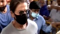 Aryan Khan-Cruise Drugs Party Case: SRK meets son; does not react to media questions