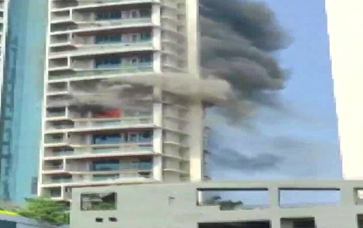 Mumbai Fire:  Fire broke out at the multi-storey Avighna park apartment on Curry Road, around 12 noon today Mumbai Fire: લાલબાગમાં આવેલી બહૂમાળી બિલ્ડિંગમાં લાગી ભીષણ આગ, એકનું મોત