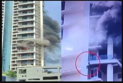 Mumbai Fire: ਮੁੰਬਈ ਦੇ ਲਾਲਬਾਗ ਇਲਾਕੇ ਦੀ 60 ਮੰਜ਼ਲਾ ਇਮਾਰਤ 'ਚ ਭਿਆਨਕ ਅੱਗ, ਬਾਲਕੋਨੀ ਤੋਂ ਹੇਠਾਂ ਡਿੱਗਿਆ ਸ਼ਖਸ