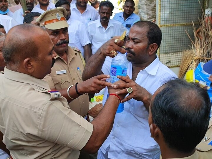 ஈபிஎஸ் ஆதரவாளர் இளங்கோவன் வீட்டில் நடைபெறும் ரெய்டு - மண்ணெண்ணெய் உடன் வந்த அதிமுக நிர்வாகி