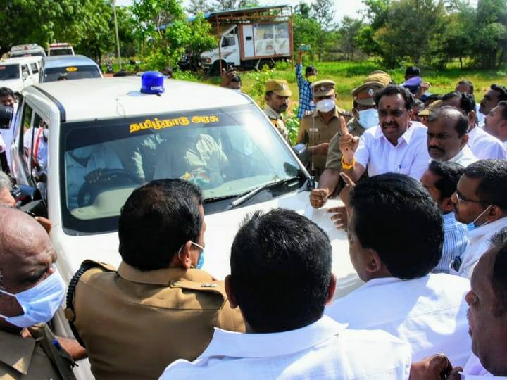 Karur AIADMK Ex minister MR Vijayabaskar released மதியம் டூ மாலை.. குடிக்க பச்சத்தண்ணிக் கூட கொடுக்கல.. புலம்பிய அதிமுக முன்னாள் அமைச்சர்.!