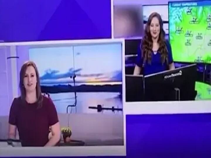 News TV channel plays Porn video during live weather report by two anchors in US Porn in Live News: లైవ్‌లో న్యూస్‌ చెప్తుండగా ప్లే అయిన పోర్న్ వీడియో.. క్షమాపణలు చెప్పిన ఛానెల్