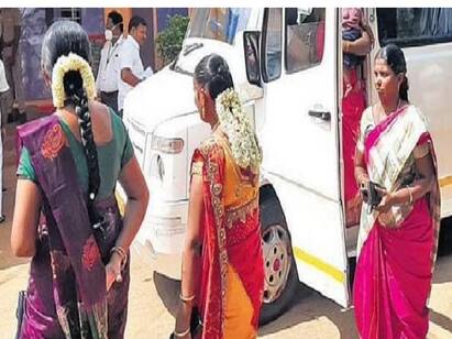 Tenkasi: DMK councillors arrive from resort for swearing-in தென்காசியில் கூவத்தூர் ஸ்டைல்: பதுக்கப்பட்ட 19 கவுன்சிலர்கள் 8 நாட்களுக்கு பின் வாக்களிக்க வரிசை கட்டினர்!