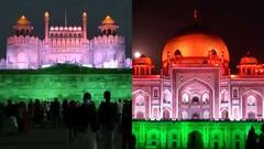 100 Crore Vaccination: টিকাকরণে মাইলস্টোন, তিন রঙে সাজল ১০০টি সৌধ| Bangla News