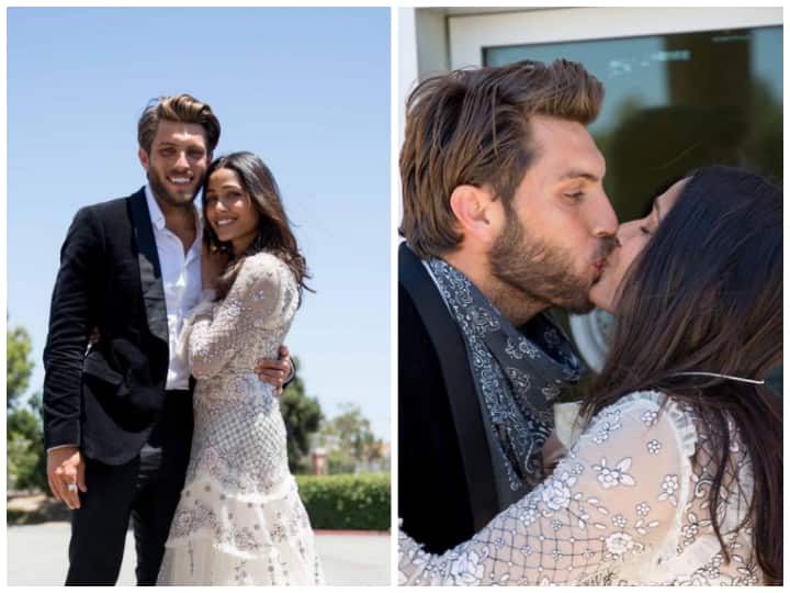 Mom-To-Be Freida Pinto Reveals She Secretly Married Fiancé Cory Tran During Lockdown, Shares Pics Of Impromptu Wedding Mom-To-Be Freida Pinto Reveals She Secretly Married Fiancé Cory Tran During Lockdown, Shares Pics Of Impromptu Wedding