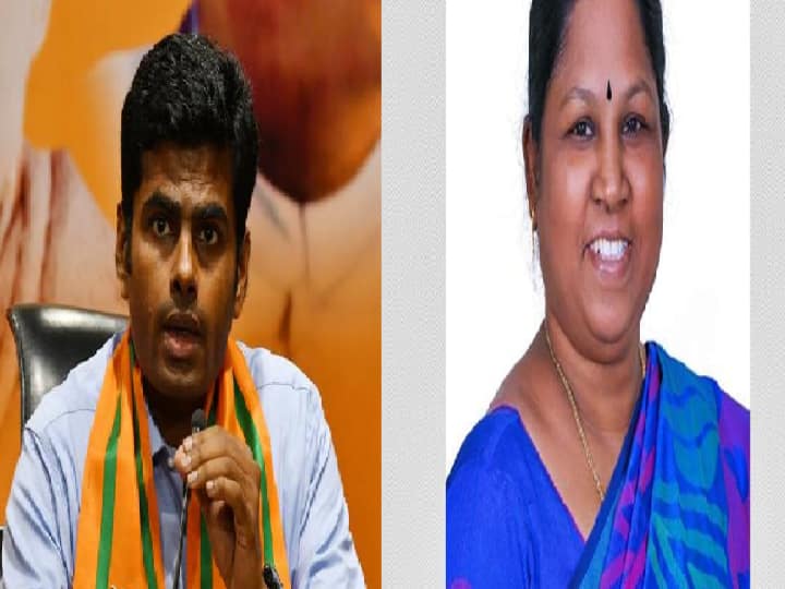 Minister Kayalvizhi Selvaraj denied allegation of TN BJP leader Annamalai வீட்டு சமையலுக்கு  துறை சமையலர்களா?  : அண்ணாமலையின் குற்றச்சாட்டை மறுத்த அமைச்சரின் விளக்கம்..