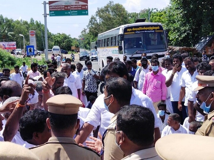 அமைச்சர் முன்னிலையில் பூஜை போட்டு தொடங்கிய தேர்தல்... திமுகவினர் மோதலால் ஒத்திவைத்த பரிதாபம்!