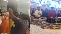 જૂનાગઢઃ કર્ણાટકના પૂર્વ રાજ્યપાલ વજુભાઈ વાળા પર થયો નોટોનો વરસાદ