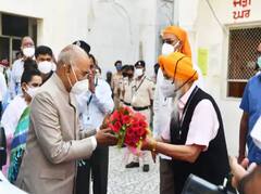 Ram Nath Kovind Patna: ਪਟਨਾ ਸਾਹਿਬ ਤੇ ਮਹਾਵੀਰ ਮੰਦਰ ਵਿਖੇ ਮੱਥਾ ਟੇਕਣ ਪਹੁੰਚੇ ਰਾਸ਼ਟਰਪਤੀ ਕੋਵਿੰਦ, ਵੇਖੋ ਤਸਵੀਰਾਂ