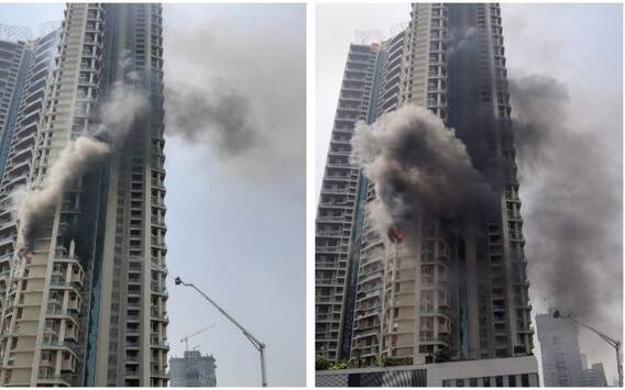 Mumbai की इमारत में लगी भीषण आग, 19वीं मंजिल से गिरकर सुरक्षा गार्ड की मौत, देखें Photos Mumbai की इमारत में लगी भीषण आग, 19वीं मंजिल से गिरकर सुरक्षा गार्ड की मौत, देखें Photos