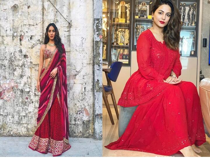 Karwa Chauth 2021 Styling Tips outfit ideas for Karwa Chauth Other than Saree Karwa Chauth 2021 Styling Tips: करवा चौथ पर साड़ी की जगह इन लुक्स को करें ट्राई, पहनें यह तीन ड्रेस