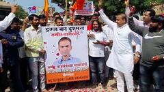 शिवप्रतिष्ठान युवा हिंदुस्थानचे Sameer Wankhede यांना समर्थन, Nawab Malik यांच्याविरोधात निदर्शनं