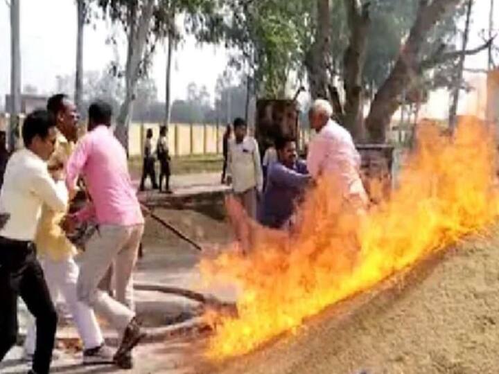 Farmer set fire of his own crop after not sold in mandi, varun gandhi arises questions Uttar Pradesh: धान नहीं बिका तो किसान ने फसल में लगा दी आग, वरुण गांधी ने उठाया सवाल