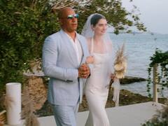 Vin Diesel Walks Paul Walker's Daughter Down The Aisle