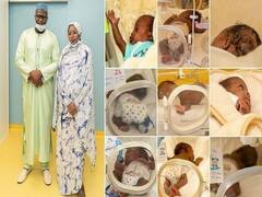 Weird: ఒకే కాన్పులో తొమ్మిది మంది పిల్లలు... రోజుకు వంద డైపర్లు, ఆరు లీటర్ల పాలు