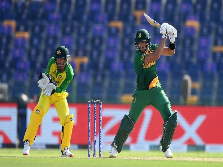 t20 world 2021 rsa vs aus : south africa hit 118 runs against australia T20 WORLD CUP : பேட்டிங்கில் சொதப்பல்.. சொற்ப இலக்கு நிர்ணயம்.. ஆஸியை சமாளிக்குமா தென்னாப்பிரிக்கா!