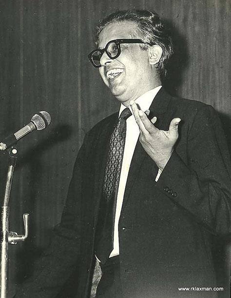 1971 साली पद्मभूषण पुरस्काराने सन्मानित (Photo:@R.K.Laxman/FB)