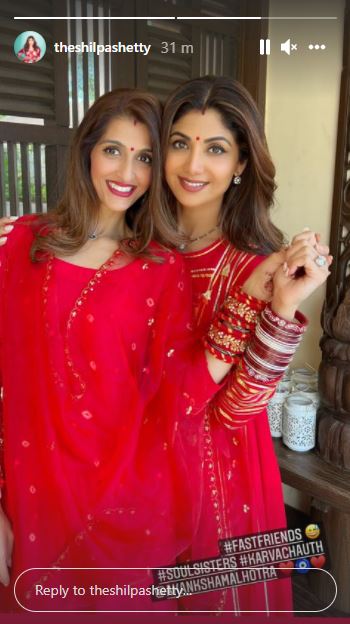 Shilpa Shetty Extends Karwa Chauth Wishes With This Beautiful Click