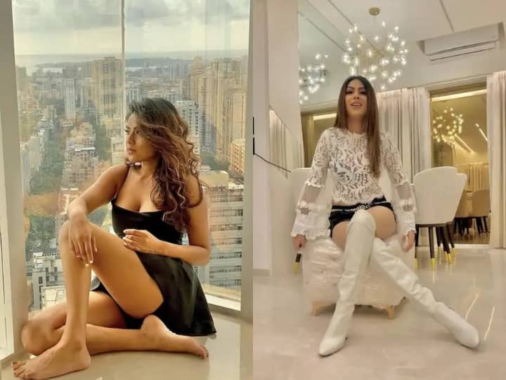 Nia Sharma House Photos: फेमस टीवी एक्ट्रेस निया शर्मा ने हाल ही में मुंबई में अपना नया घर लिया था. निया ने अपने फैंस के साथ घर की झलक शेयर की थी.