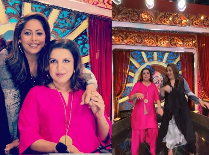 Farah Khan and Geeta Kapoor amazing dance video viral on instagram इंग्लिश गाने पर जमकर थिरकीं Farah Khan और Geeta Kapoor, डांस मूव्स के दीवाने हुए फैन्स