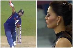 IND vs PAK: Rishabh Pant के एक-एक शॉट पर Urvashi Rautela की हरकतों ने फैंस को किया पागल, ऋषभ ने मारे शॉट तो उर्वशी पर टिका कैमरा