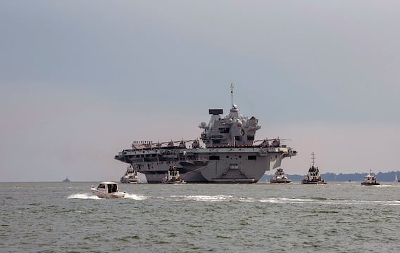 India's First Indigenous Aircraft Carrier INS Vikrant Begins Its Second Sea Trials India's First Indigenous Aircraft Carrier INS Vikrant Begins Its Second Sea Trials