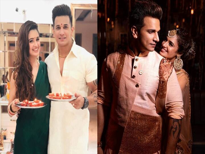 टीवी के क्यूट कपल और बिग बॉस फेम युविका चौधरी और प्रिंस नरूला ने हर साल की तरह इस बार भी करवा चौथ का त्योहार काफी शानदार तरीके से मनाया. साथ ही इस कपल ने सोशल मीडिया पर अपने इस खास मोमेंट की तस्वीरें और वीडियो भी शेयर कीं. इन तस्वीरों में युविका चौधरी और प्रिंस नरूला का प्यार देखते ही बन रहा है.