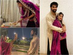 Karwa Chauth 2021: Mom-To-Be Charu Asopa Sen Flaunts Baby Bump In Beautiful Traditional Attire- See Pics