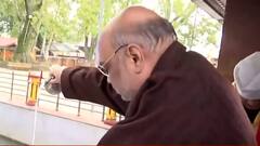 Jammu and Kashmir में भाषण से पहले Amit Shah ने कुछ ऐसा किया जो सुर्खियां बटोर रहा है | मातृभूमि
