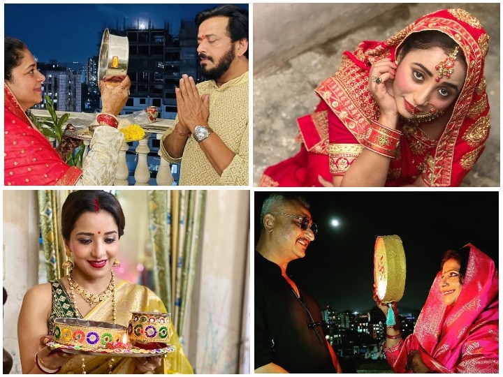 Karwa Chauth Couple Photos, Images and Pictures