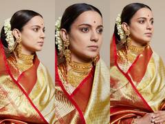 Kangana Ranaut National Award: सोने के बड़े-बड़े गहने पहने राजपूती लुक में तैयार हुईं कंगना रनौत, रीसीव करेंगी चौथा राष्ट्रीय पुरस्कार