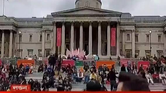 London Deepawali: দীপাবলি উপলক্ষ্যে আলোর মালায় সাজল লন্ডনের ট্রাফালগার স্কোয়্যার| Bangla News
