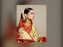 Kangana Ranaut National Award : कंगनानं स्विकारला चौथा राष्ट्रीय पुरस्कार; 'महाराणी' लूकची चर्चा