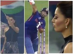 T-20 World Cup: Rishabh Pant ਦੇ ਇੱਕ-ਇੱਕ ਸ਼ੌਟ 'ਤੇ Urvashi Rautela ਦੀਆਂ ਹਰਕਤਾਂ ਨਾਲ ਪਾਗਲ ਹੋਏ ਫੈਨਸ, ਰਿਸ਼ਭ ਨੇ ਮਾਰੇ ਸ਼ੌਟ ਤਾਂ ਉਰਵਸ਼ੀ 'ਤੇ ਟਿਕਿਆ ਕੈਮਰਾ