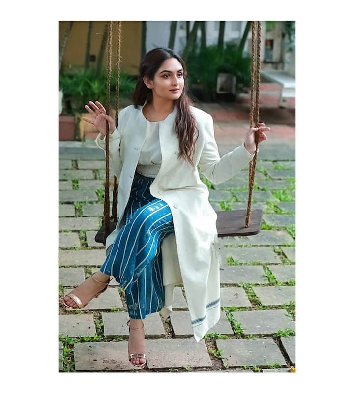 2016లో దిలీప్ సరసన ప్రధాన పాత్ర పోషించింది.(Image Credit/ prayaga martin Instagram)
