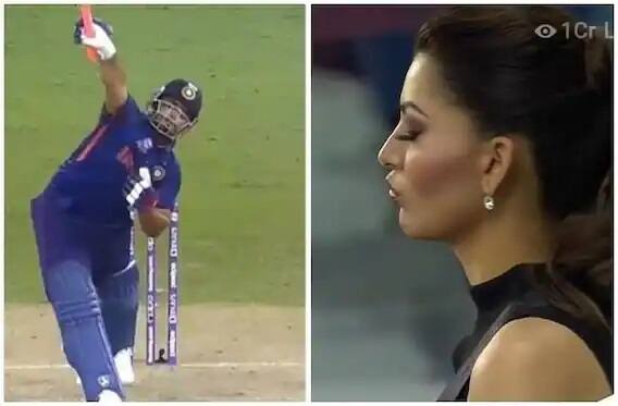 ખરેખમાં, તમામ સેલેબ્સની સાથે ઉર્વશી રૌતેલા પણ ટીમ ઇન્ડિયાને ચીયર કરવા માટે પહોંચી હતી. આવામાં ઉર્વશી રૌતેલાને સ્ટેડિયમમાં જોઇને દરેક ફેન્સ ઋષભ પંતનુ નામ લઇને તેને ટીઝ કરવા લાગ્યા હતા. પંતની બેટિંગ પર ઉર્વશી ફિદા થઇ ગઇ હતી.