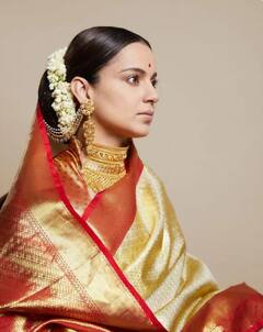 Kangana Ranaut National Award : कंगनानं स्विकारला चौथा राष्ट्रीय पुरस्कार; 'महाराणी' लूकची चर्चा