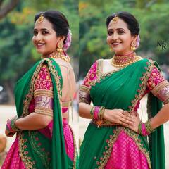 Lasya Manjunath Photos: లంగావోణీలో లాస్య.. హోమ్లీ లుక్ తో ఆకట్టుకుంటోంది..