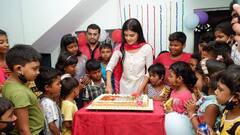 পথশিশুদের সঙ্গে কেক কেটে উপহার বিতরণ, অন্যরকম জন্মদিন পালন মধুমিতার