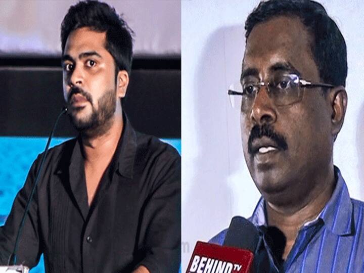 Producer Michael rayappan registers complaint against actor simbu at commissioner office on AAA movie issue அடுத்த பஞ்சாயத்து... சிம்பு மீது தயாரிப்பாளர் புகார்: விசாரணைக்கு செல்லும் விவகாரம்!