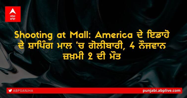 2 killed and officer among 4 injured in Boise mall shooting, police say Shooting at Mall: America ਦੇ ਇਡਾਹੋ ਦੇ ਸ਼ਾਪਿੰਗ ਮਾਲ 'ਚ ਗੋਲੀਬਾਰੀ, 4 ਨੌਜਵਾਨ ਜ਼ਖ਼ਮੀ 2 ਦੀ ਮੌਤ