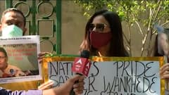 NCB दफ्तर के बाहर Sameer Wankhede के समर्थन में पहुंचे लोग